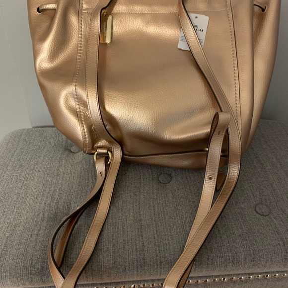 *BRAND NEW* COACH Large Derby Rose Gold Backpack main image 8